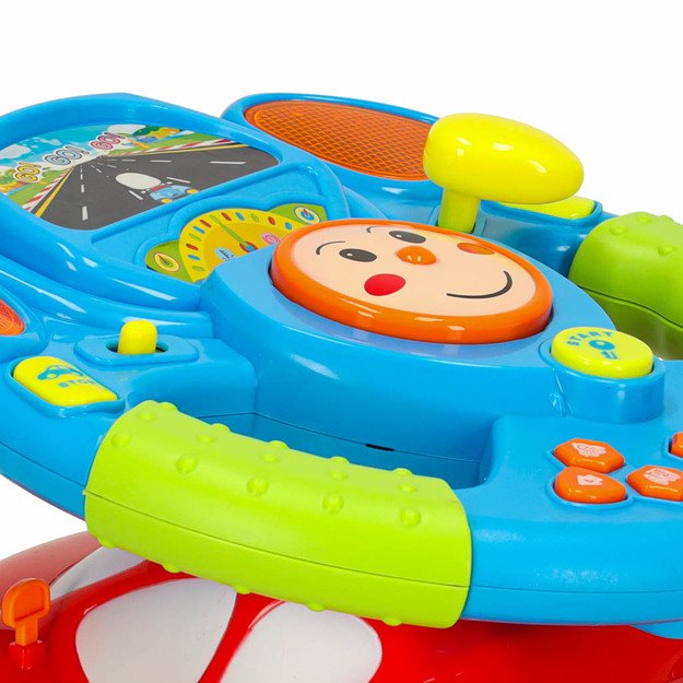 Interaktyvus vairo vairo vairas vaikams žaislinis simuliatorius muzika garsai šviesos projektorius 6