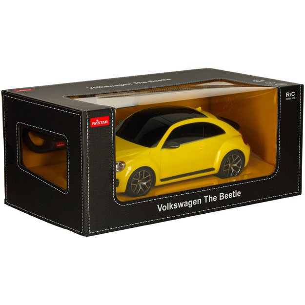 Rastar 78000 Volkswagen Beetle nuotolinio valdymo automobilis 1:14 geltonas 8