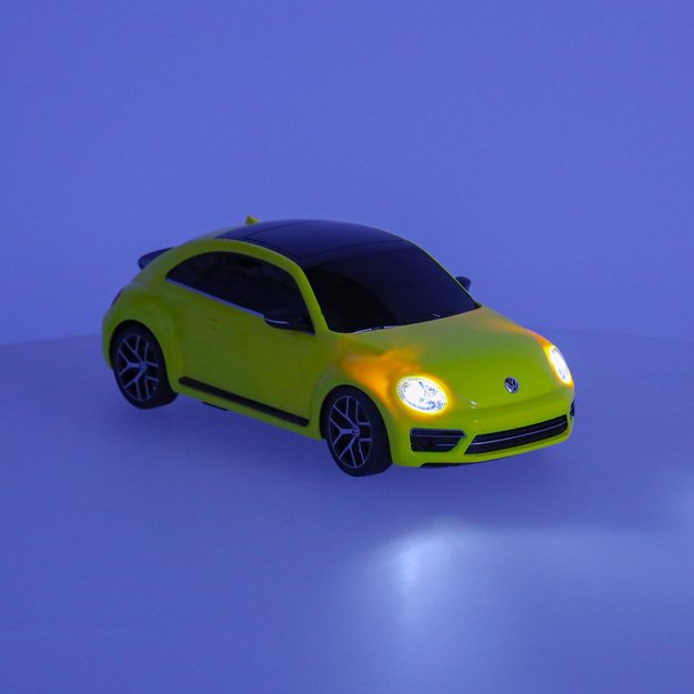 Rastar 78000 Volkswagen Beetle nuotolinio valdymo automobilis 1:14 geltonas 6