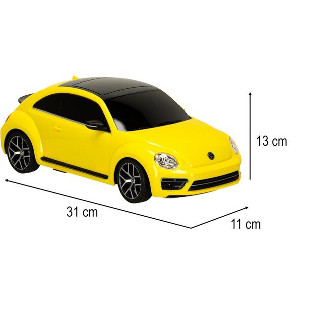 Rastar 78000 Volkswagen Beetle nuotolinio valdymo automobilis 1:14 geltonas 7