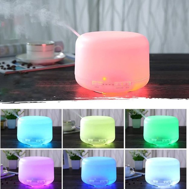 Air Humidifier Diffuser Aromatherapy LED Night Light Remote Control 300ml 3