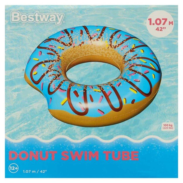 BESTWAY 36118  Donut  mėlynas 107 cm plaukimo ratas