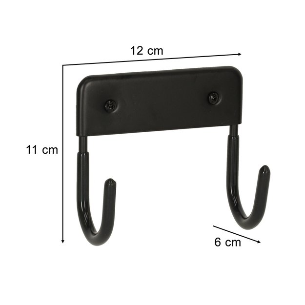 Two-hook metal hanger (load capacity 15 kg)