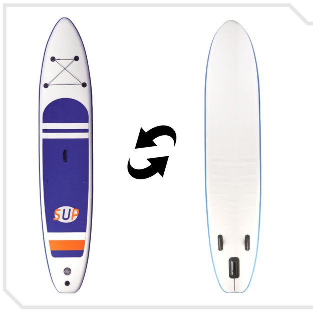 Inflatable paddle board with accessories SUP 380cm (blue)