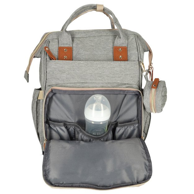 Mom and Dad Baby Accessory Bag (Grey)