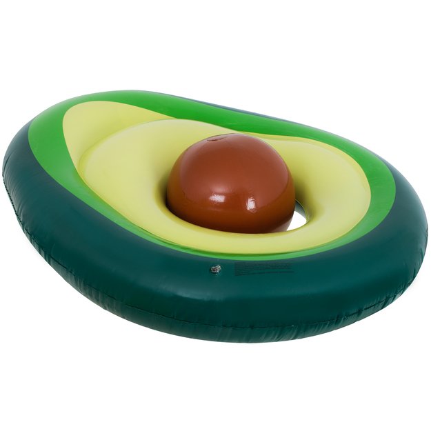 Inflatable swimming mattress with avocado ball seed 150 cm XL