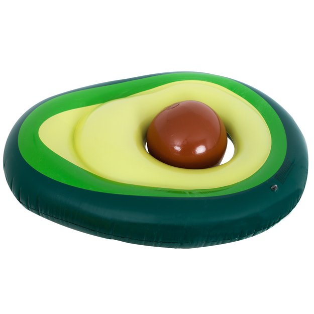 Inflatable swimming mattress with avocado ball seed 150 cm XL