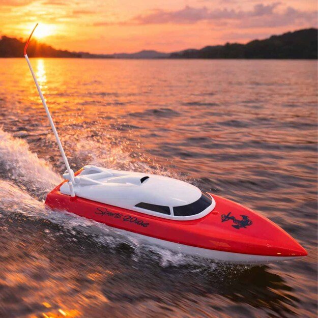 RC valtis 4CH mini CP802 raudona 14