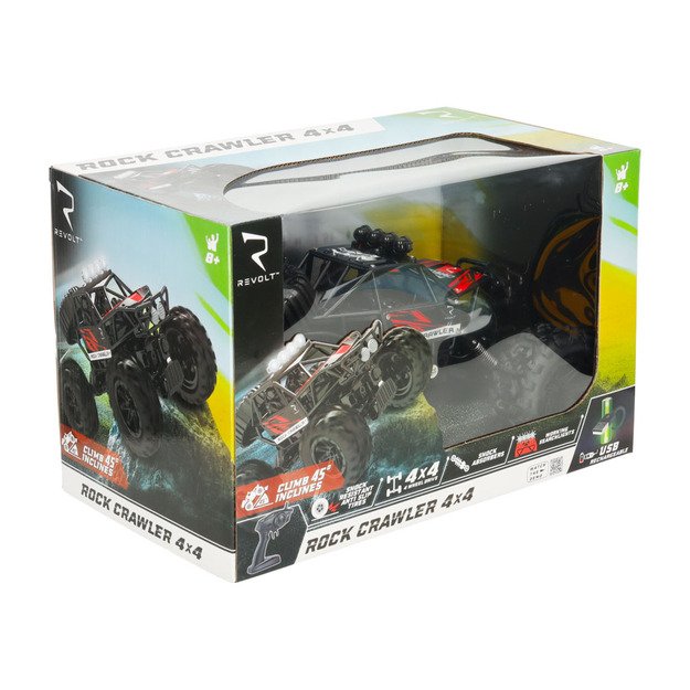 RC Revolt 4x4 nuotolinio valdymo automobilis