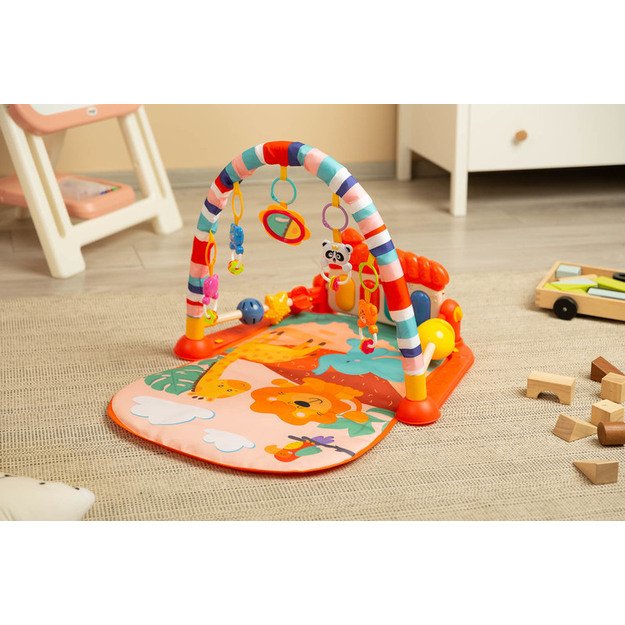 Lavinamasis kilimėlis– ZOO ORANŽINIS 8