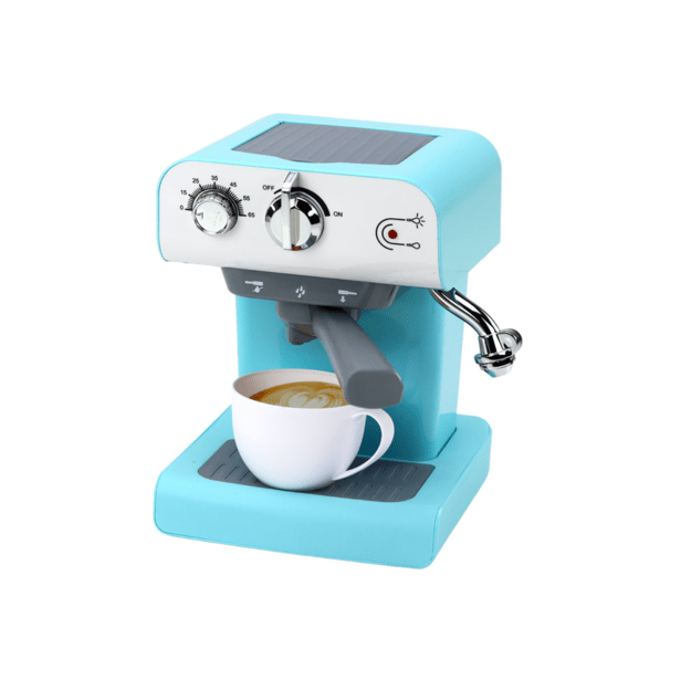 Toy Coffee Machine Home Appliances Water Steam Turquoise 1