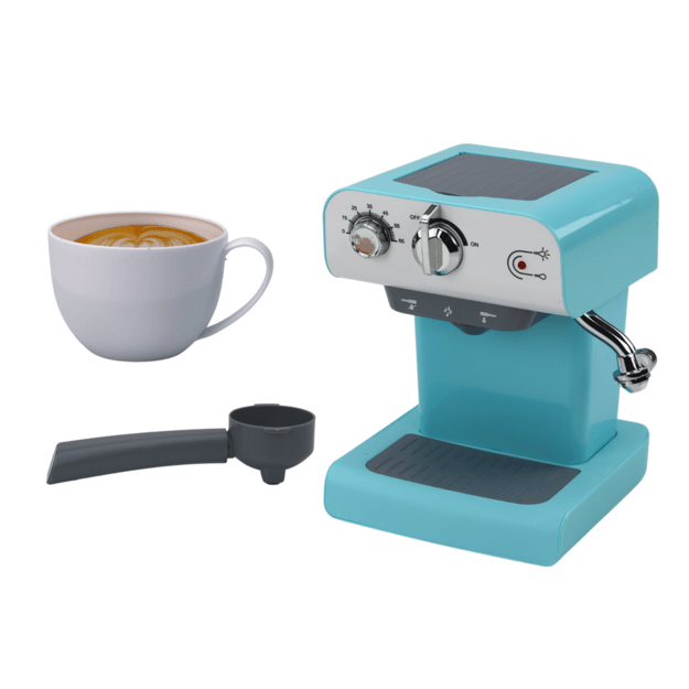Toy Coffee Machine Home Appliances Water Steam Turquoise 2