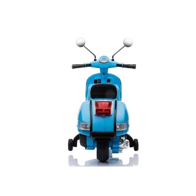 Vespa Scooter Electric Ride On Motorcycle - Blue 4