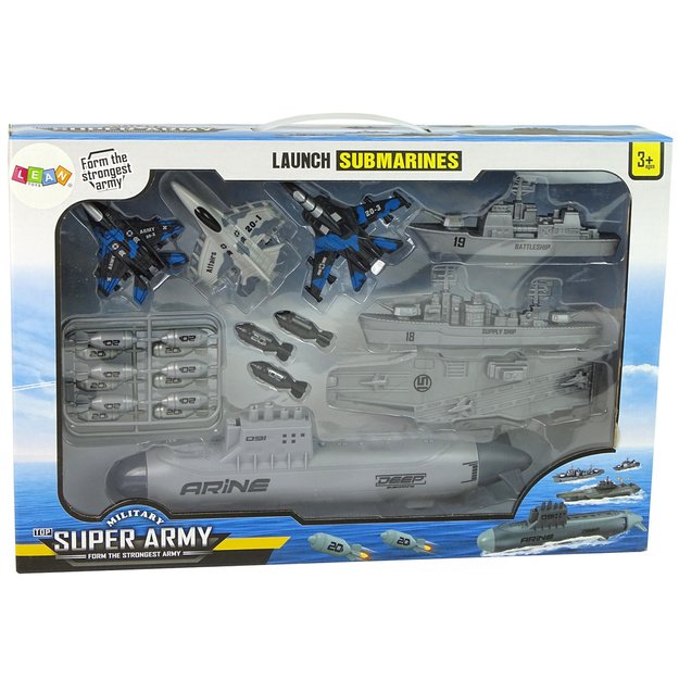 Naval Army Set Naval Base Jets Bombs