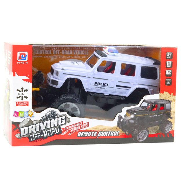 RC Police Off-Road Vehicle White 1:12 3