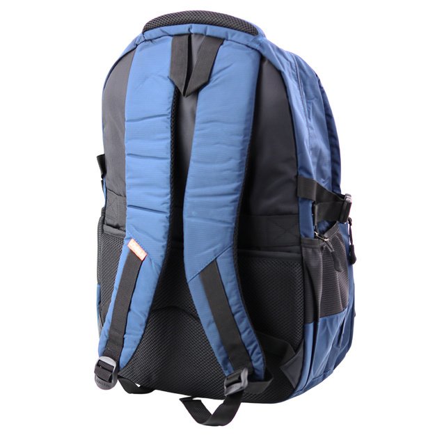 Functional City Backpack 9 Pockets Navy Blue 35L 48cm