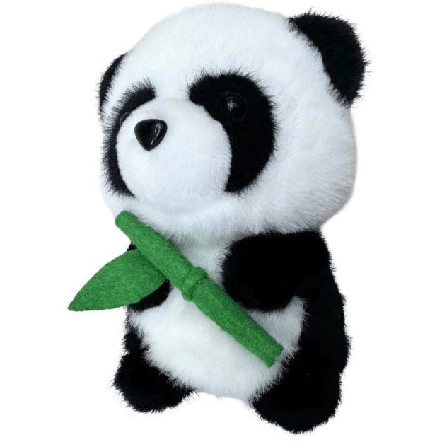 Plush Mascot Cuddly Toy Panda With Bamboo 18cm 1