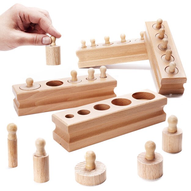 MONTESSORI wooden educational weights
