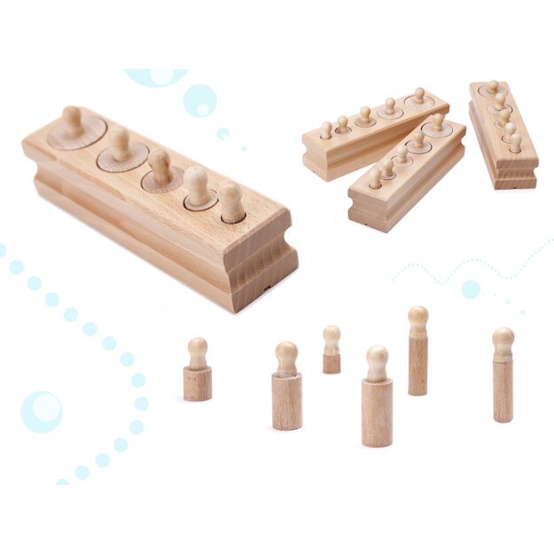 MONTESSORI wooden educational weights