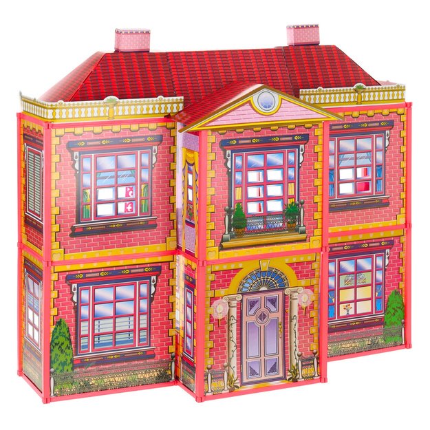 Lėlių namai - Didelė vila su baldais + NEMOKAMA LĖLĖ 11