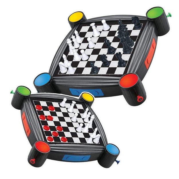 Žaidimų rinkinys 7in1 Šaškės Kinų gyvatės ir kopėčios 1