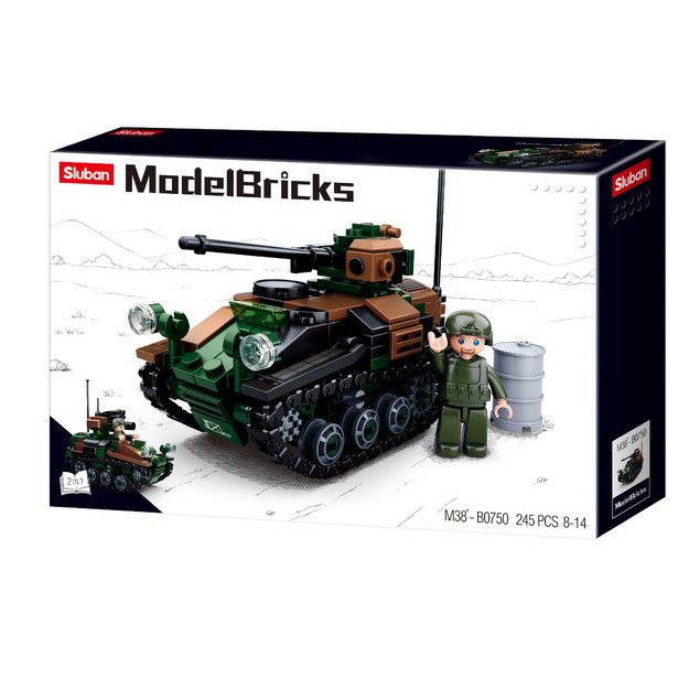 Sluban konstruktorius, Tankas, 245 det.