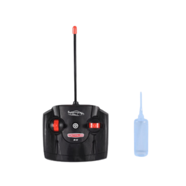 Mėlynas nuotoliniu būdu valdomas automobilis su dūmų efektu 1:20 3