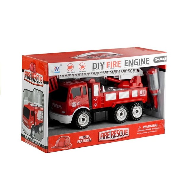 Ugniagesių automobilis, skirtas atsukti šliaužiklį + įrankiai 7