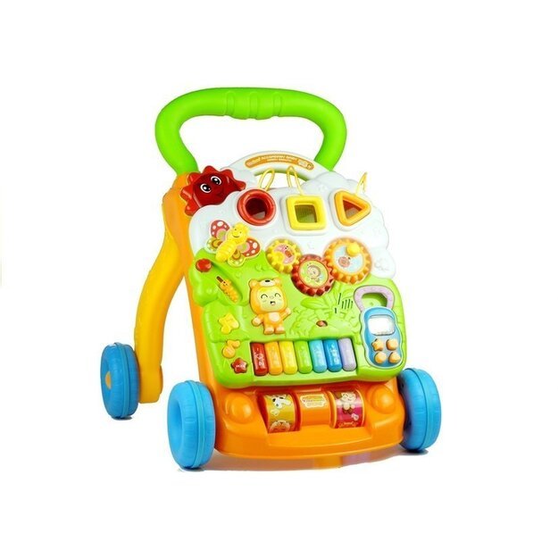 Interaktyvus grojimas Walker Pusher Puiki dovana naujagimiui! 6