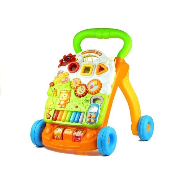 Interaktyvus grojimas Walker Pusher Puiki dovana naujagimiui! 5