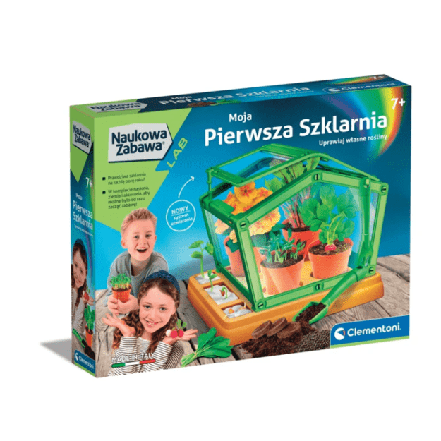 Science & Play My First Greenhouse Laboratory Botany & Plants Polish Language Clementoni 50861