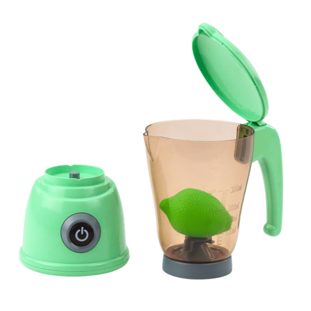 Electric Blender For Kids Fruit Cup Lights Sounds Green 2