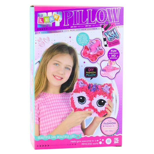 Creative Sewing Kit Kitten Pillow Mascot DIY Embroidery 3