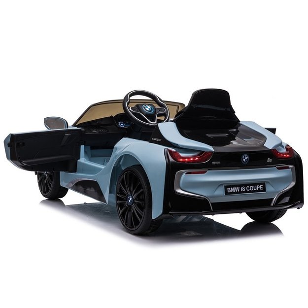 BMW I8 JE1001 Elektrinis pasivažinėjimo automobilis mėlynas 8