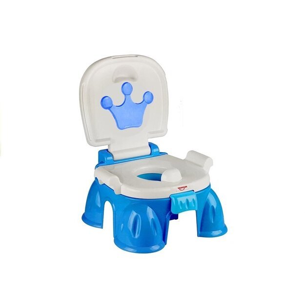 Mėlynas puodas su karūna kūdikiui 4