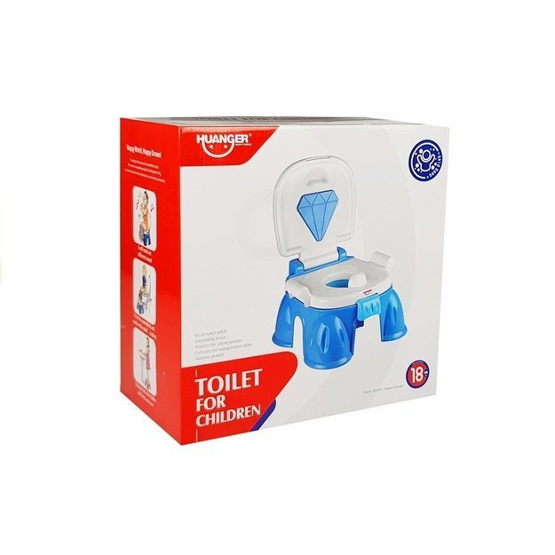 Mėlynas puodas su karūna kūdikiui 3