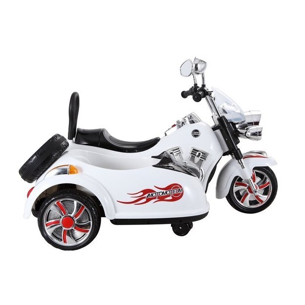 Elektrinis pasivažinėjimo motociklas SX138 White 9