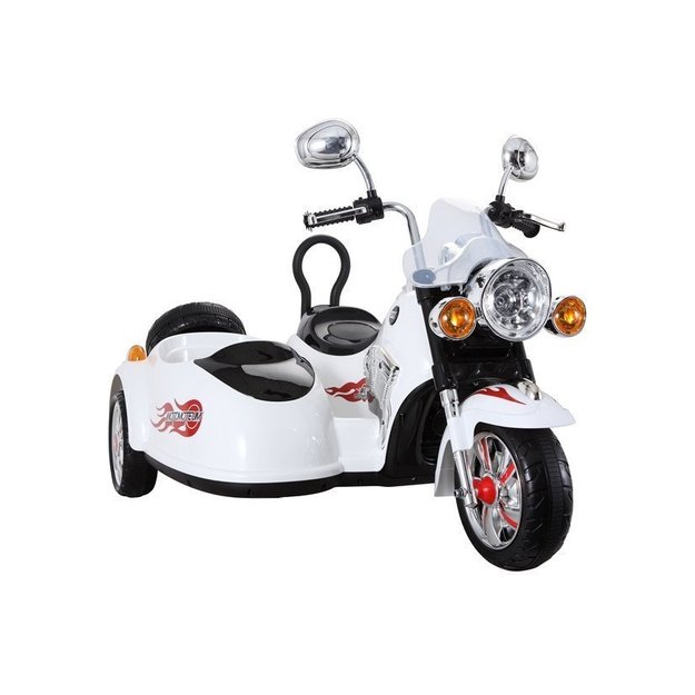 Elektrinis pasivažinėjimo motociklas SX138 White 6