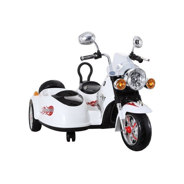 Elektrinis pasivažinėjimo motociklas SX138 White 8