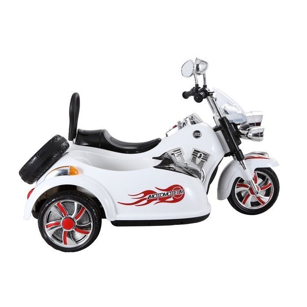 Elektrinis pasivažinėjimo motociklas SX138 White 7