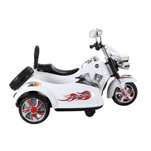 Elektrinis pasivažinėjimo motociklas SX138 White 3