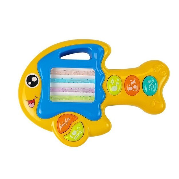 Fortepijonu ir gitara baterijomis valdoma papūga žuvis 3