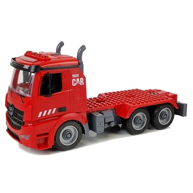 "pasidaryk pats" gaisrinių automobilių 2in1 rinkinys Nuimami keltuvai Atsuktuvas Garsas Šviesos efektai Šalmas 12