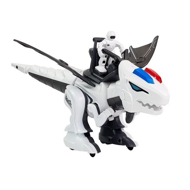 Dinosaur Tyrannosaur Robot Interactive Remote Control K18 Programming White