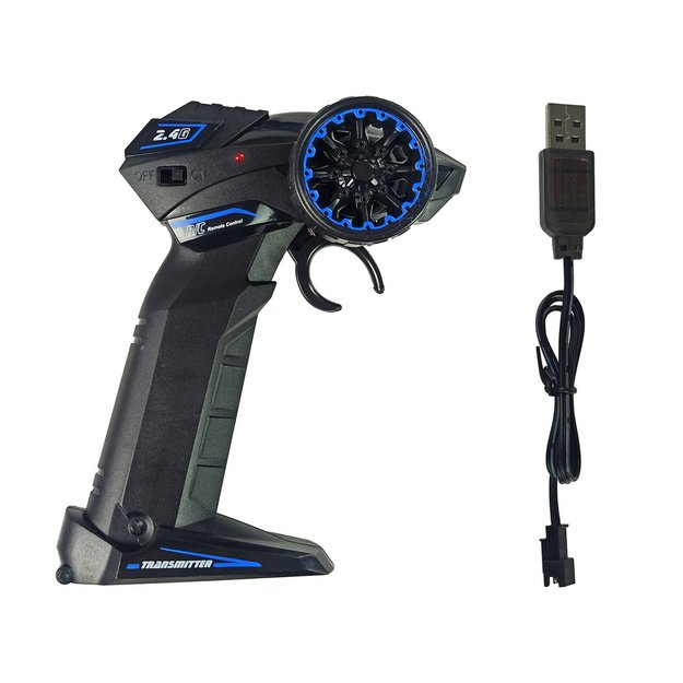 Nuotoliniu būdu valdomas visureigis 2,4 GHz 1:16 mėlynos spalvos 2