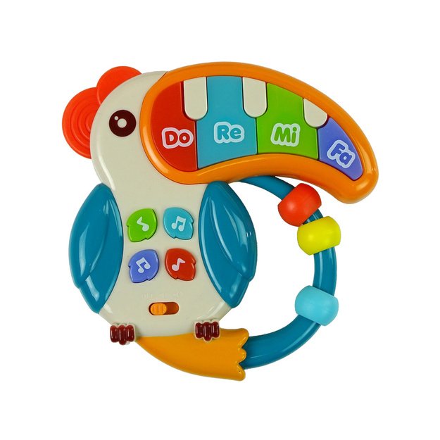 Muzikinis Pianino Papūgos garsai Šviesos karoliukai 1