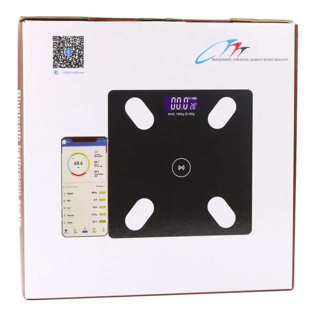 Electronic Bathroom Scale Smart Bluetooth Function BMI BMR Application 3