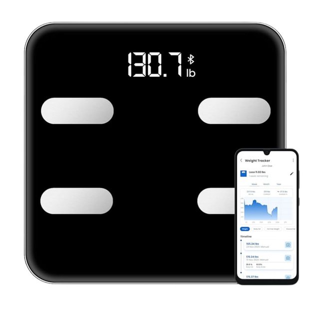 Electronic Bathroom Scale Smart Bluetooth Function BMI BMR Application 2