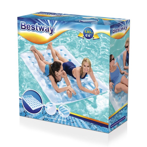 Dvigubas oro čiužinys 193 x 142 cm "Bestway" 43055