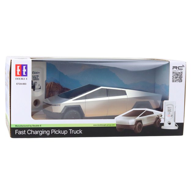 Remote Controlled Car RC Pickup Truck 4 Driving Modes Silver 4